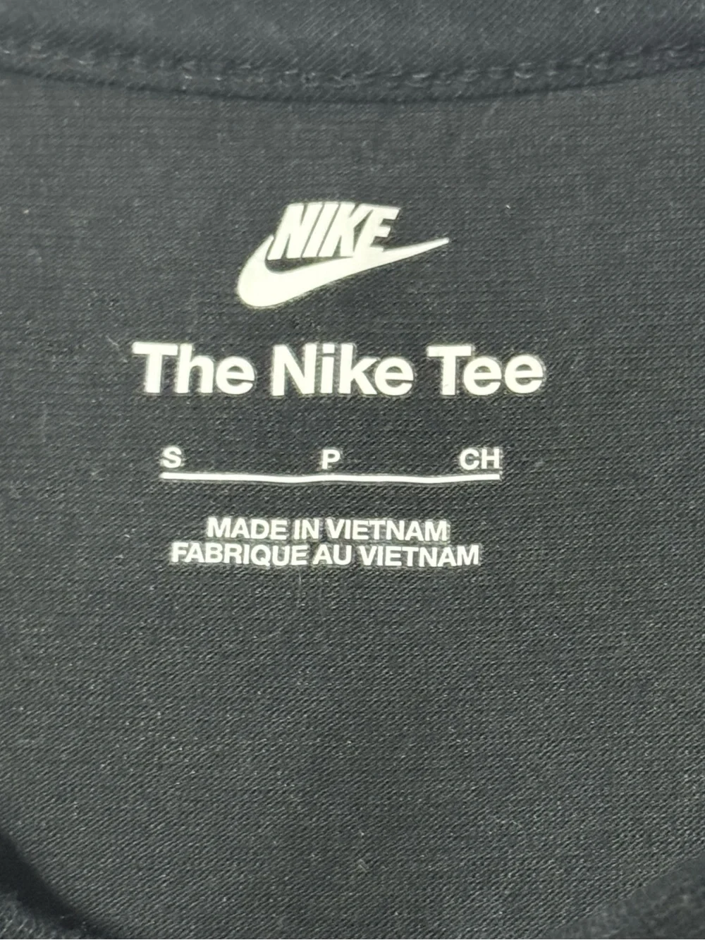Nike Embroidered Baby Tee / Black / Small